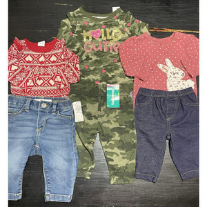 Girls 0-3 Months Sets Carters, Old Navy, Garanimals.
